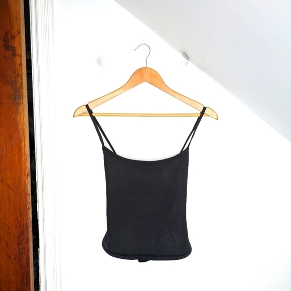 WEWOREWHAT Black Sports Cami Built in Shelf Bra NEW Size S - Picture 1 of 5